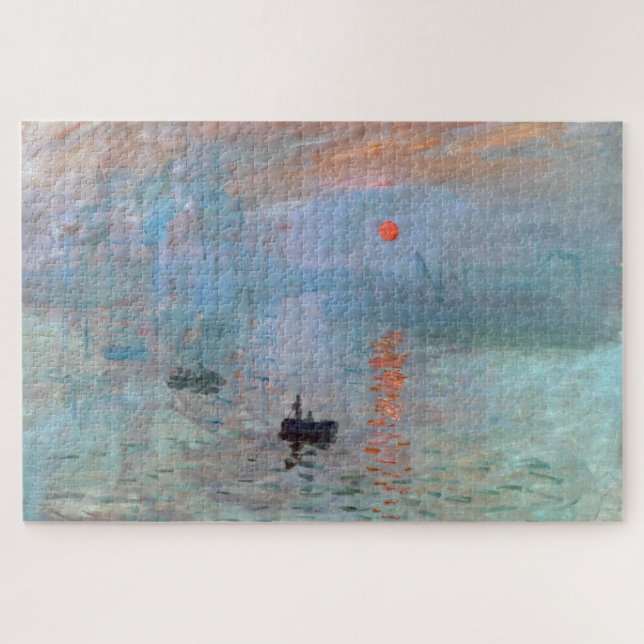 Quebra-cabeça Impressão, Sunrise, Claude Monet (Horizontal)
