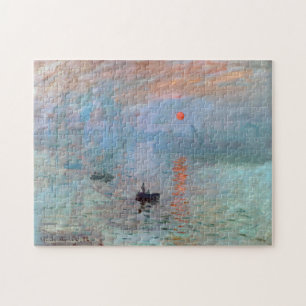 Quebra-cabeça Impression, Sunrise, Claude Monet, 1872
