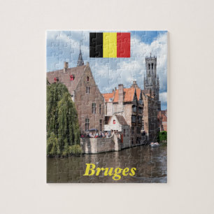 Quebra-cabeça Impressionante! Bruges - Bélgica