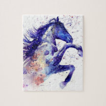 Impressionante Pintor de Aquarela Horse