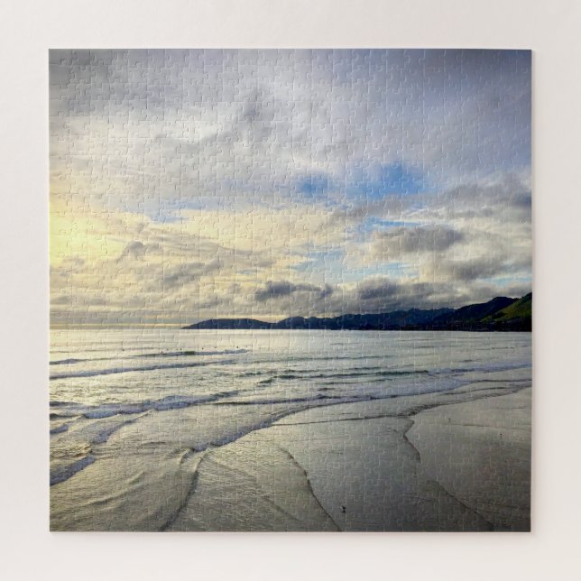 Quebra-cabeça Impressionante Sunset Cloud Pismo Beach Foto Calif (Vertical)