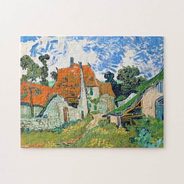 Quebra-cabeça Impressionismo Vincent Van Gogh Street em Auvers (Horizontal)