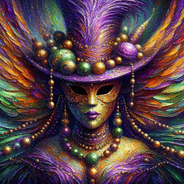 Quebra-cabeça Impressionismo Voodoo Fada Mardi Gras