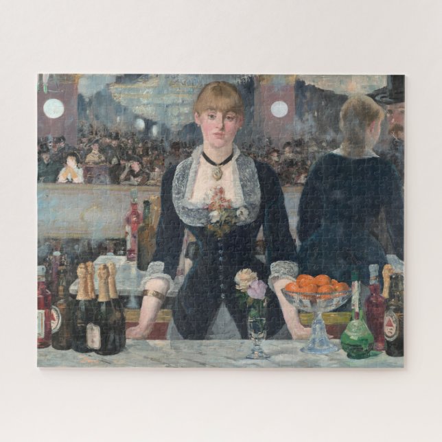 Quebra-cabeça Impressionista do bar Folies-Bergere Manet (Horizontal)