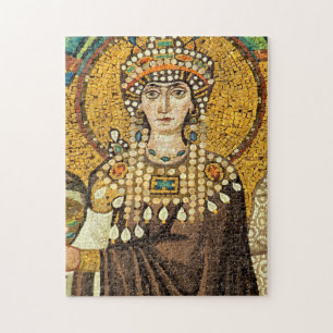 Quebra-cabeça Imprimir o Ícone do Mosaico Bizantino de Theodora