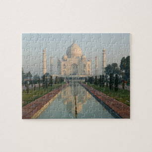 Quebra-cabeça ÍNDIA, Uttar Pradesh, Agra: Taj Mahal, Manhã