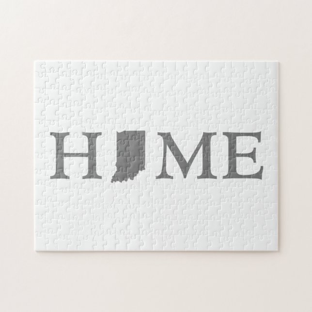 Quebra-cabeça Indiana Shaple - Letra Indianan Home Hoosier (Horizontal)