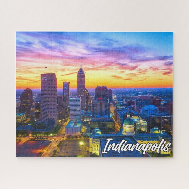 Quebra-cabeça Indianápolis, Indiana, Estados Unidos (Horizontal)