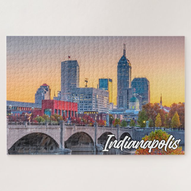 Quebra-cabeça Indianápolis, Indiana, Estados Unidos (Horizontal)