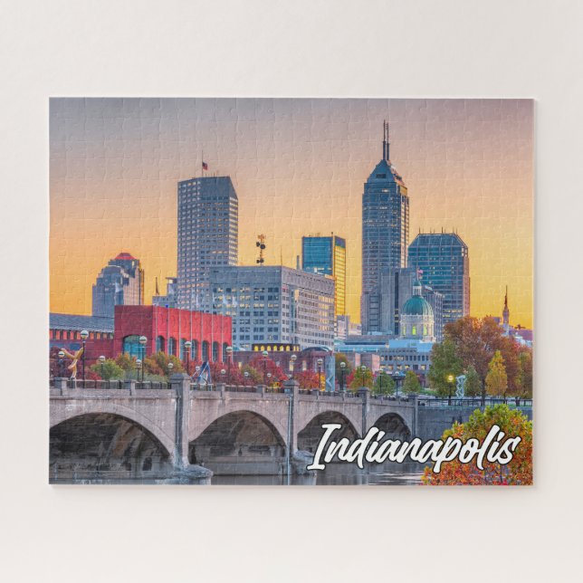 Quebra-cabeça Indianápolis, Indiana, Estados Unidos (Horizontal)