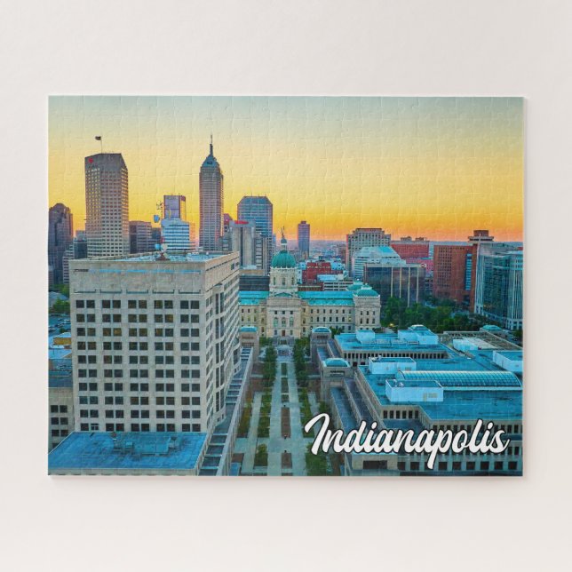 Quebra-cabeça Indianápolis, Indiana, Estados Unidos (Horizontal)