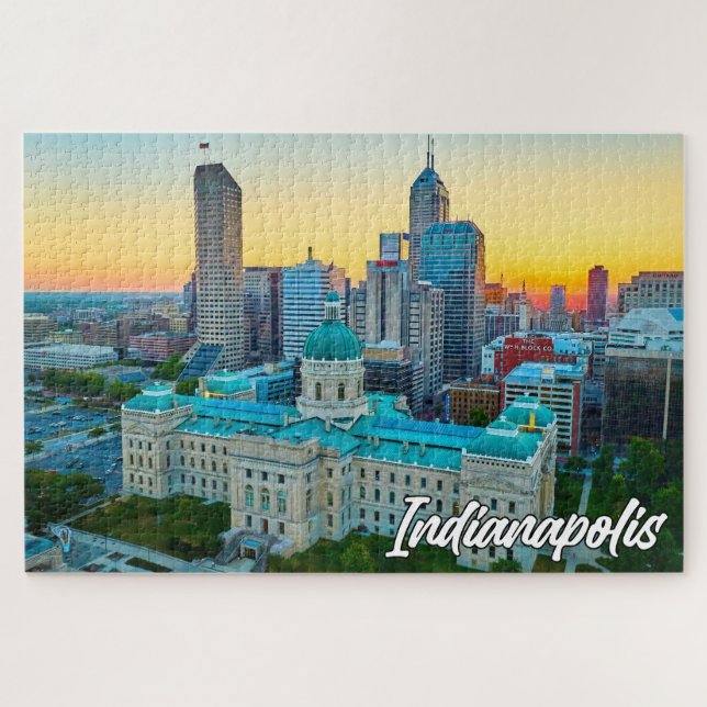 Quebra-cabeça Indianápolis, Indiana, Estados Unidos (Horizontal)