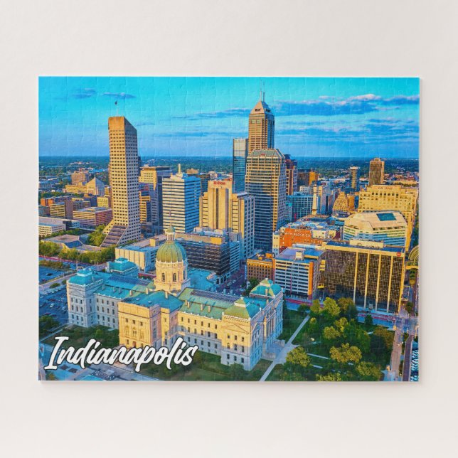 Quebra-cabeça Indianápolis, Indiana, Estados Unidos (Horizontal)