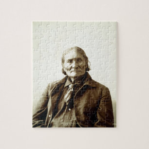 Quebra-cabeça Indiano do nativo americano de Geronimo (Guiyatle)