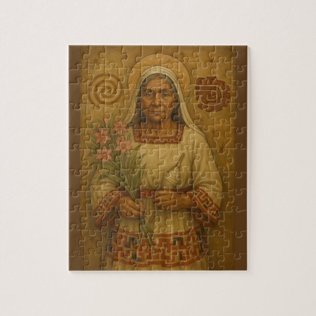 Quebra-cabeça Indígenas de Tonantzin Mexicano - 110 pcs (Vertical)