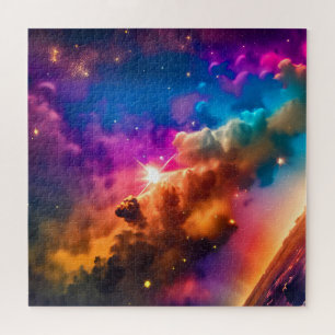 Quebra-cabeça Índio Cósmico Celestial Sobre a Terra