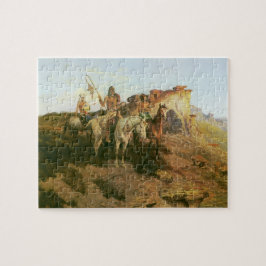 Quebra-cabeça Índios Vintage, Caçadores da Pradaria, Seltzer,