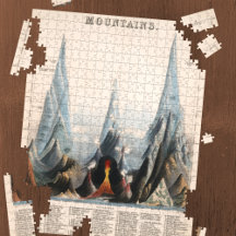 Infográfico Vintage Restoring Mountain Height, 185
