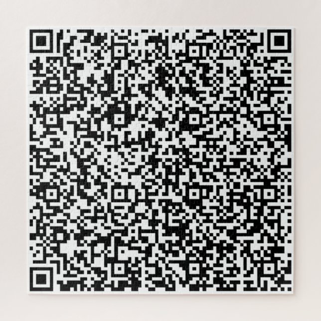 Quebra-cabeça Informações de verificação de código QR Seu presen (Vertical)