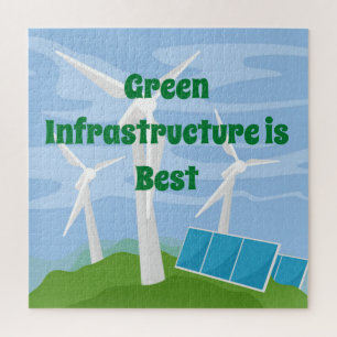 Quebra-cabeça Infraestrutura verde é a melhor