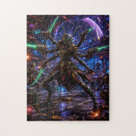 Quebra-cabeça Insectoid Space Pirate — Six-Armed Combatant
