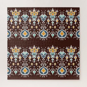 Quebra-cabeça Inspiração Ikat: Elegância Oriental