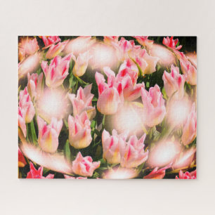 Quebra-cabeça Inspirações de tulipas arte floral