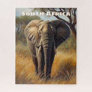 Quebra-cabeça Inspirador Elefante da África do Sul Natureza 