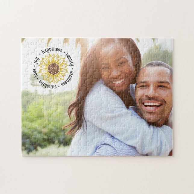 Quebra-cabeça Inspirador | Foto Personalizada (Horizontal)