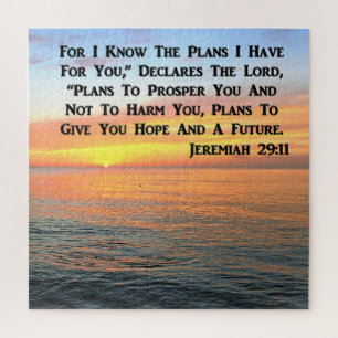 QUEBRA-CABEÇA INSPIRANDO JEREMIAH 29:11 SOL