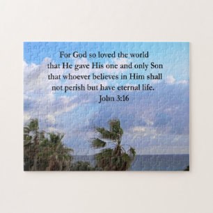 QUEBRA-CABEÇA INSPIRANDO JOHN 3:16 FOTO