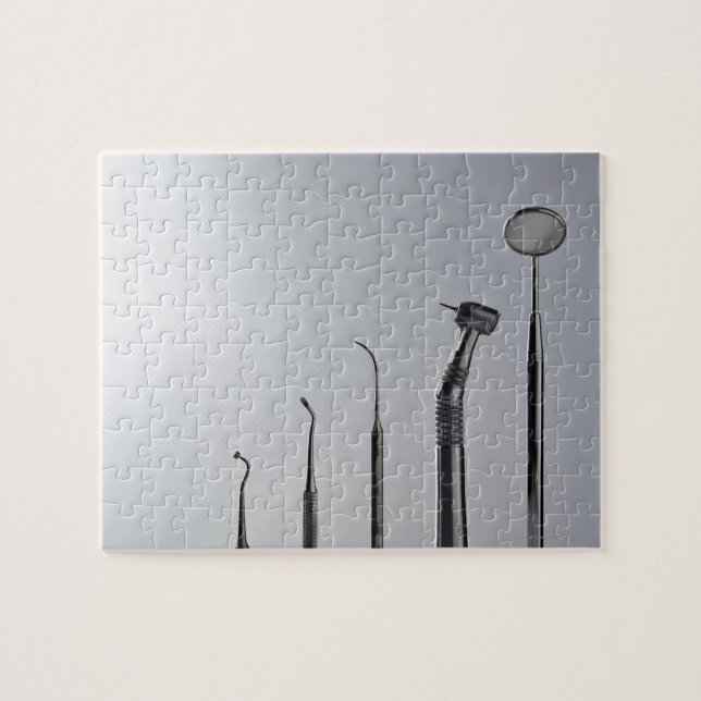 Quebra-cabeça Instrumentos de dentista (Horizontal)