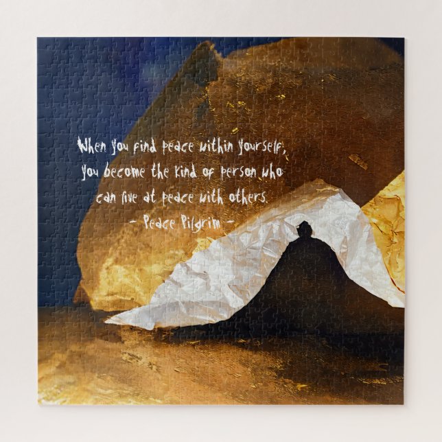 Quebra-cabeça Instrutor de Meditação de Yoga Dourada Preta Reiki (Vertical)