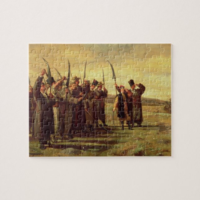 Quebra-cabeça Insurrectionists poloneses da rebelião 1863 (óleo (Horizontal)