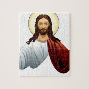 Quebra-cabeça Inteligência Artificial Arte de Jesus com Saída de