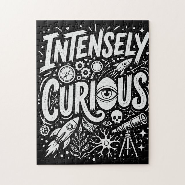 Quebra-cabeça Intensely Curious (Vertical)