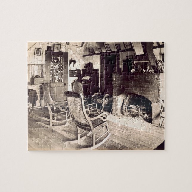 Quebra-cabeça Interior de uma barraca de madeira americana, (Horizontal)