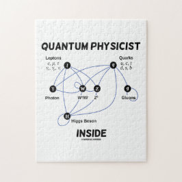 Quebra-cabeça Interior do físico do quantum (Boson de Higgs do
