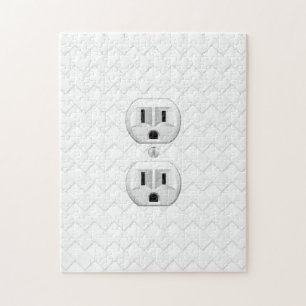 Quebra-cabeça Intervalo De Saída De Parede De Plug Elétrico Pe