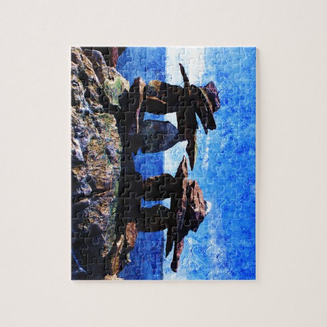 Quebra-cabeça Inukshuk (Vertical)