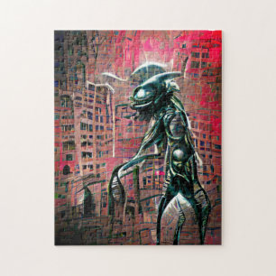 Quebra-cabeça Invasão de alienígena