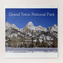 Quebra-cabeça Inverno na Grande Montanha Teton