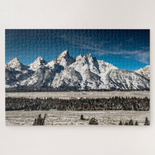 Quebra-cabeça Inverno nos Tetons
