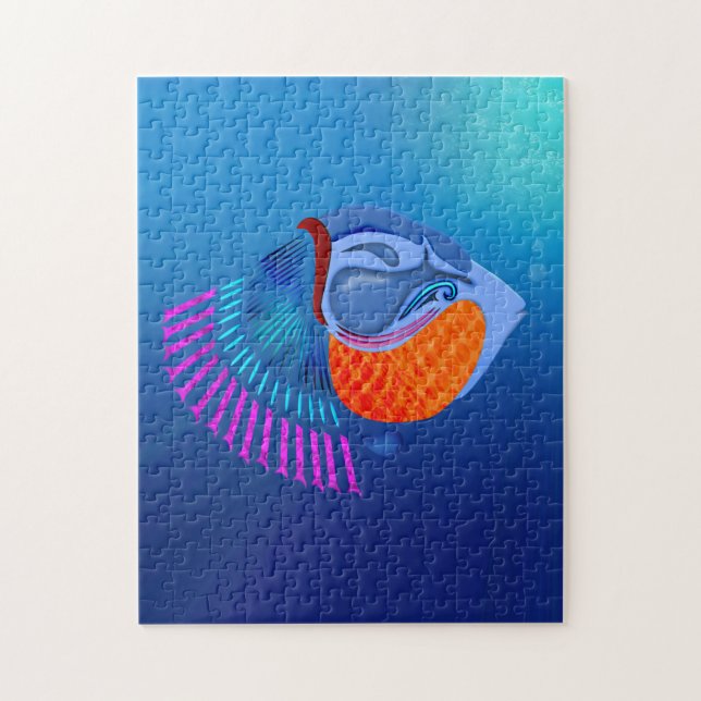 Quebra-cabeça Ir Peixe (Vertical)