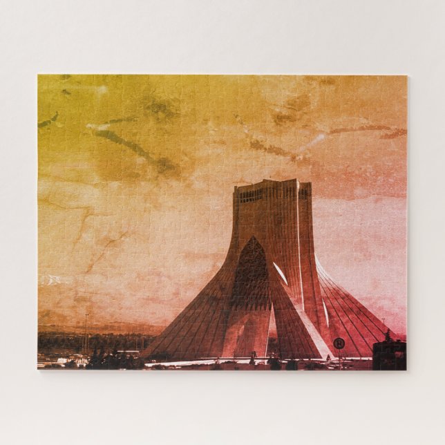Quebra-cabeça Irã Antigo tehran Praça Azadi (Horizontal)
