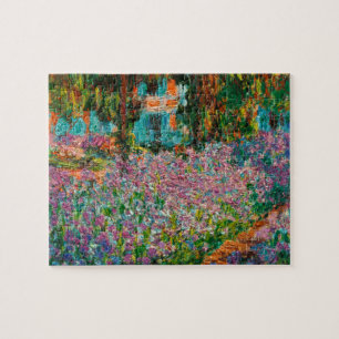 Quebra-cabeça Íris Jardim Monet Giverny flores