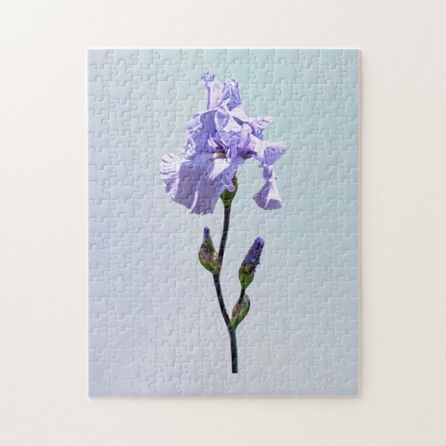 Quebra-cabeça Íris Lavanda e Botões (Vertical)