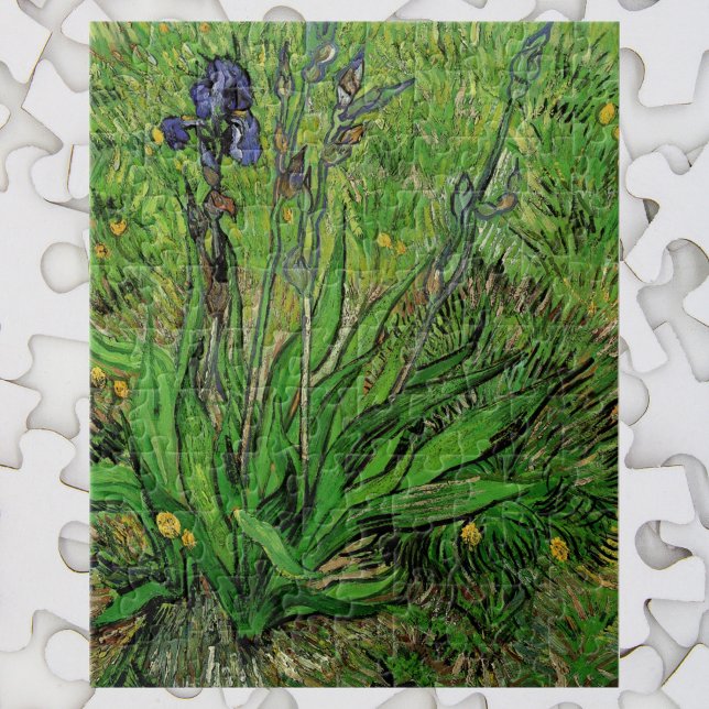Quebra-cabeça Íris por Vincent van Gogh, Flores de Jardim Antiga (Criador carregado)