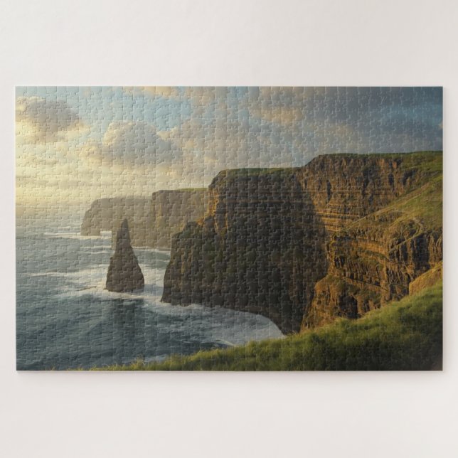 Quebra-cabeça Irish Ocean Cliffs Jigsaw Puzzle (Horizontal)