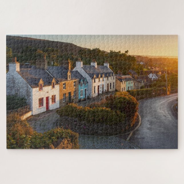 Quebra-cabeça Irish Village Jigsaw Puzzle (Horizontal)